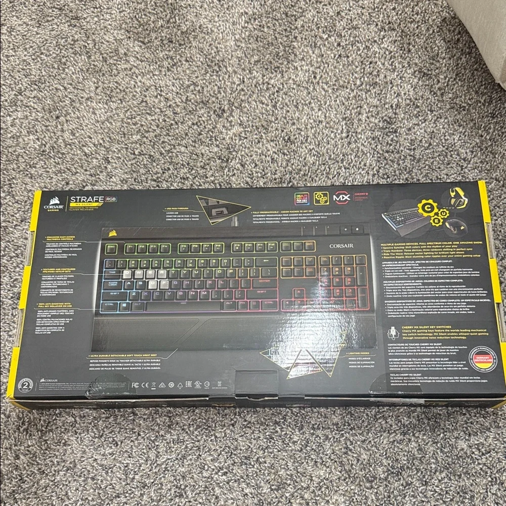 Corsair Strafe RGB Mechanical Gaming Keyboard - Black